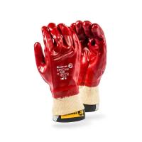 Standard Red PVC Gloves